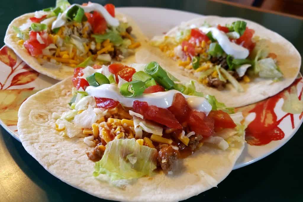 tacos from Cheffy's Kitchen at Plymouth Village Store