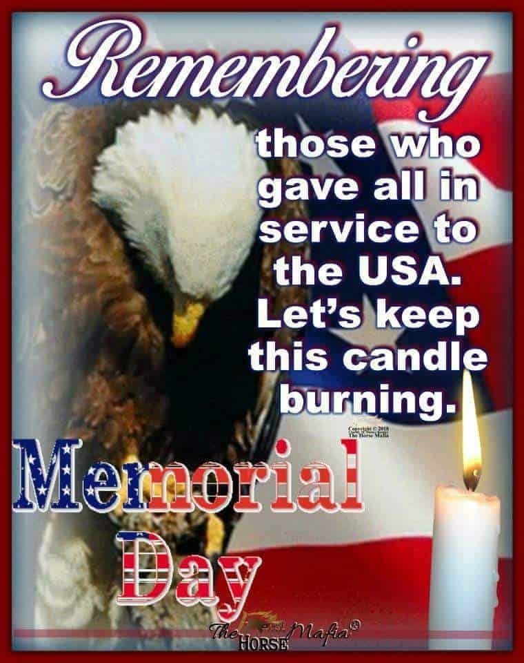 Memorial Day reminder